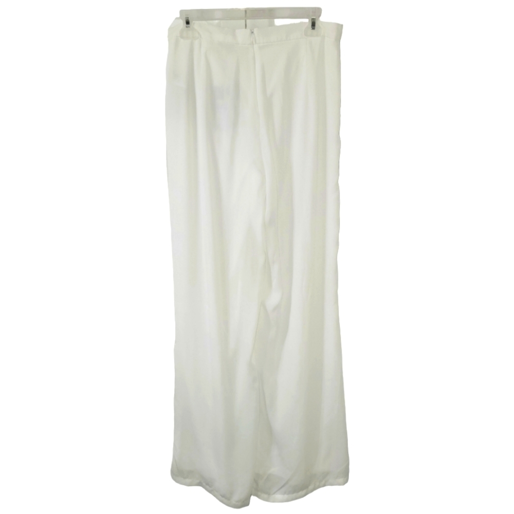White Wide Leg Pants From Guess - Picture 4 of 7